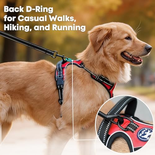 PoyPet No Pull Dog Harness Small, Reflective Vest - Image 3