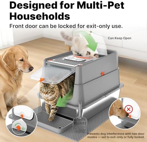 Stainless Steel Litter Box - Image 5