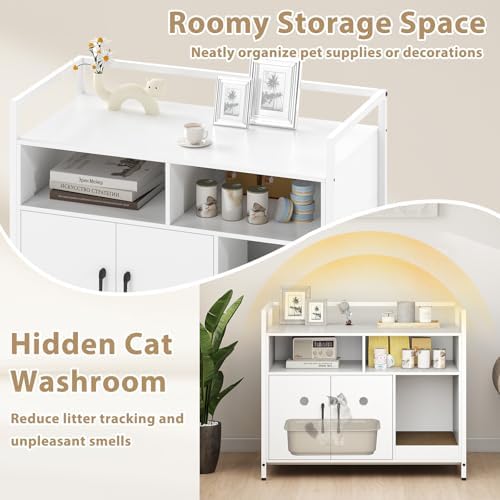 Giantex Cat Litter Box Enclosure - Image 5