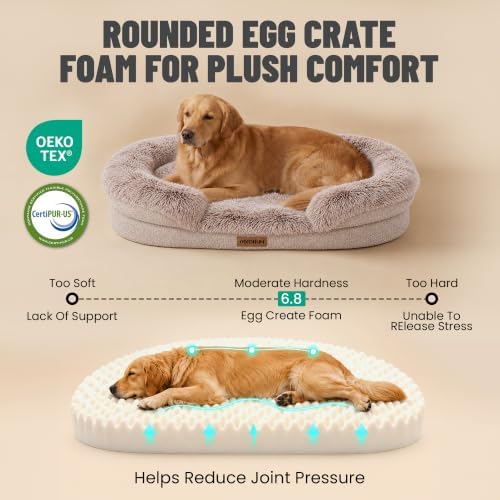 Miorun Fluffy Orthopedic Dog Beds Large Sized Dog - Image 2