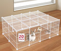 VISCOO 20 Panels Small Animal Playpen, Pet Playpen, Guinea Pigs Cages by VISCOO
