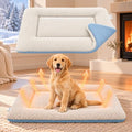 Dog Cooling Mat 35"x24"x2", Reversible Warm & Cooling Crate Pad by APPKER