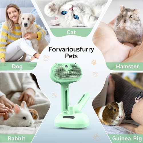 Pet Grooming Brush with Electronic Mist Spray - Image 7