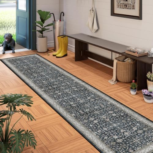 Floral Hallway Runner Rug 2'6"x14' - Image 7