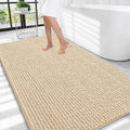 OLANLY Thick Chenille Large Bathroom Rugs 44x32, Absorbent Bath Mat by OLANLY