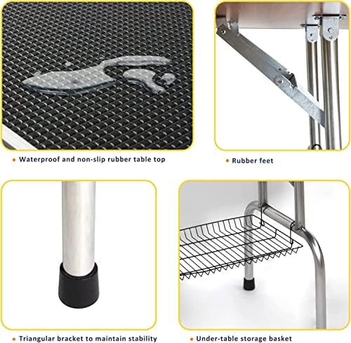42" Dog Grooming Table Foldable Pet Grooming Tables - Image 4