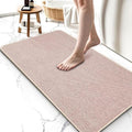 Upgraded Bath Mat 24x36Inch, Thin Bath Mats Rugs by HOMTEB