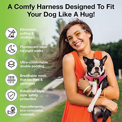 EcoBark Step in Dog Harness, Reflective Soft Ultra Padded Mesh Vest - Image 2