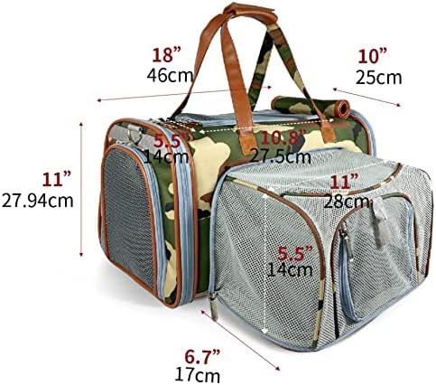 Mr. Peanut's Gold Series Standard Size Expandable Pet Carrier - Image 2