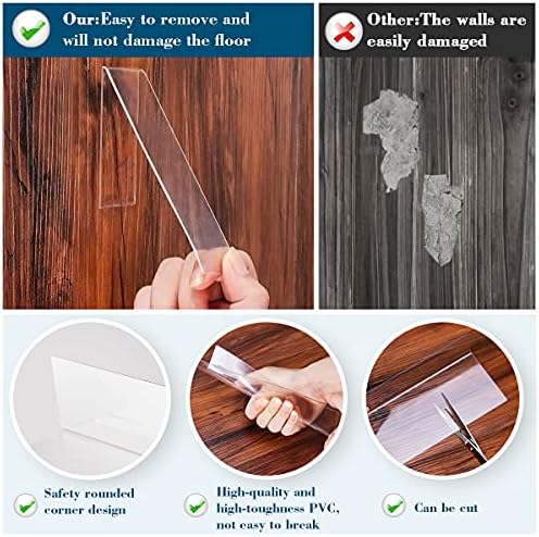 8-Pack Clear Under Couch Blocker-3.2" H x126 L Toy & Pet Gap Barrier - Image 4
