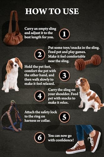 Noah & Paw Dog Sling Carrier for Small Dogs 5-18 lbs, for Dogs & Cats - Image 4