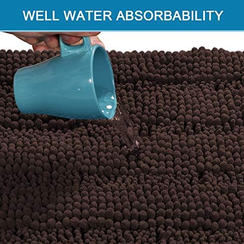 H.VERSAILTEX Bathroom Rugs Bath Mat Runner Rug Non Slip Kitchen Rug Extra Long - Image 5