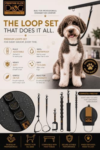 Dog Grooming Loop, Adjustable Pet Grooming Table & Bath Restraints, Pet - Image 6