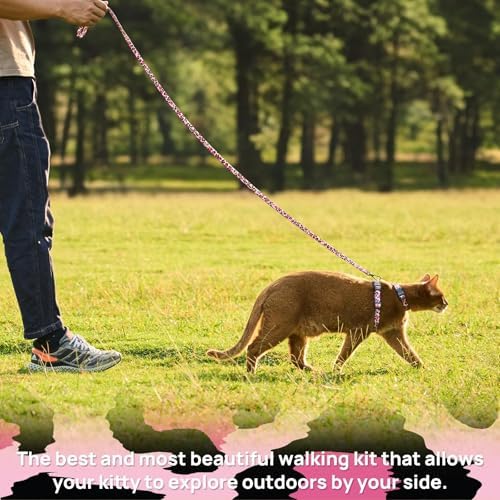 PetThem Adjustable Cat Harness and Leash Set Escape Proof - Image 2