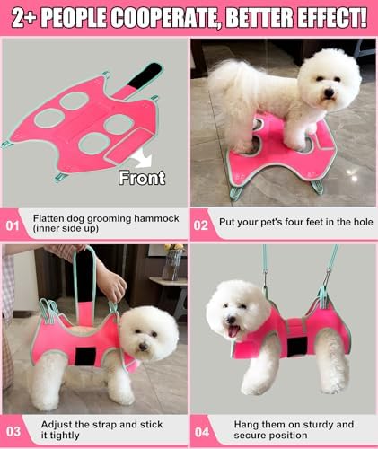 Kkiimatt Dog Grooming Hammock, XXS Grooming Harness - Image 4