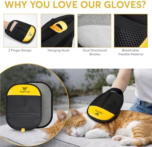 Pet Hair Removal Glove for Dogs & Cats - Image 6