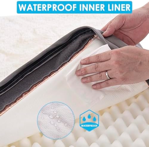 Sunheir Waterproof Dog Bed Covers Replacement Washable, Pet Bed Cover Only - Image 2