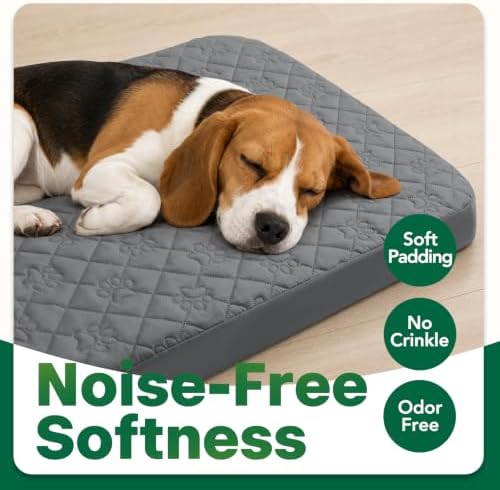 PAWFINITY XL Waterproof Dog Bed Cover Replacement, Fitted Sheet Washable - Image 5