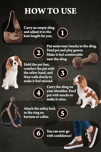 Noah & Paw Dog Sling Carrier for Small Dogs 3-10lb, Dog Sling for Small Dogs - Image 6