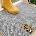 GORILLA GRIP SoakSTOPPER Dog Door Mat, Machine Wash and Dry, 30x20 Lt Gray by GorillaGrip