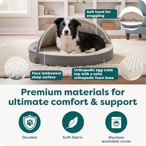 Furhaven 35" Round Orthopedic Dog Bed - Image 5