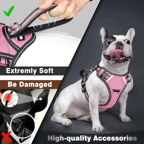 WINSEE Large Pink Service Dog Harness - Image 2