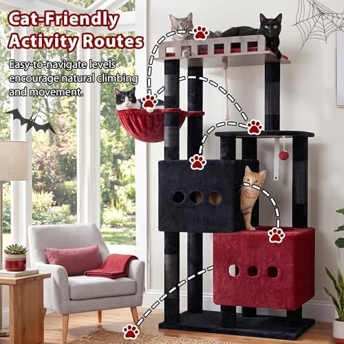 Gitelsnour Cat Tree, Sturdy Cat Tower - Image 6