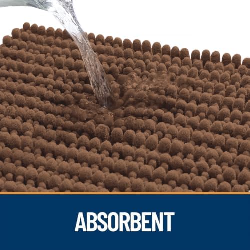 OLANLY Dog Door Mat for Muddy Paws 24x16, Ultra-Absorbent Chenille Mud Mat - Image 4