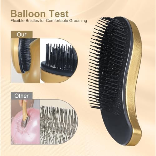 Small Dog Brush, Skin-friendly Soft Bristles - Image 3
