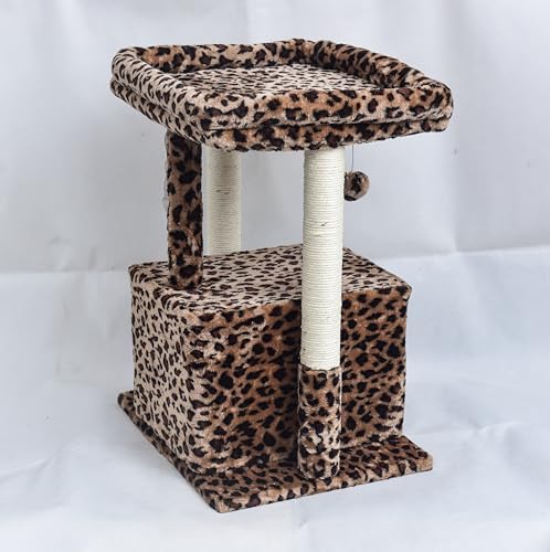 SYANDLVY 27" Cat Tree for Indoor Cats, Activity Tower - Image 3