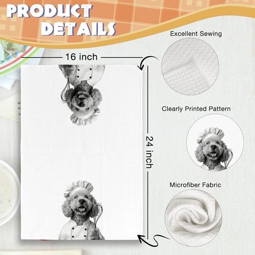 Dog Kitchen Towels Decor Set of 2 - Image 6
