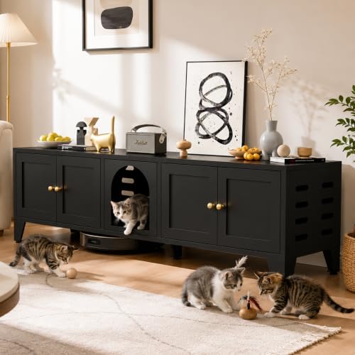 Cat Litter Box Enclosures, Large Cat Litter Box Enclosure by VIYET