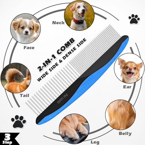 Professional 7 in 1 Pet Grooming kit I Dog Brush & Cat Brush I Dog&Cat Comb I - Image 4