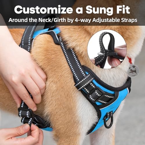 PoyPet No Pull Dog Harness Small, Reflective Vest - Image 4