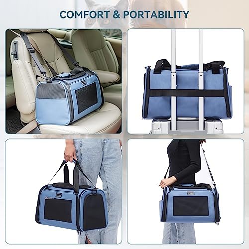 PETSFIT Pet Carrier, Small and Medium Cats, Puppies Up to 12 Lbs - Image 4