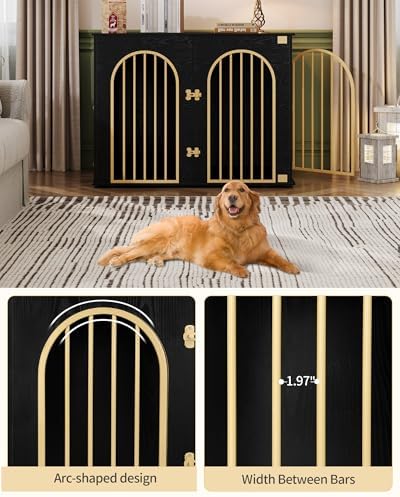 Hzuaneri 44.1'' Dog Crate Furniture, Dog Kennel Indoor - Image 5