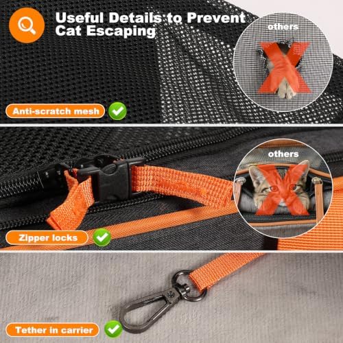 Pidipiti 20x14x14 Expandable car Travel Carrier, - Image 6