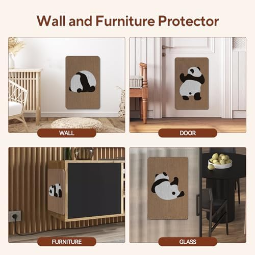 AUSCAT Cardboard Cat Wall Scratcher, 7 cat Scratching Boards - Image 5