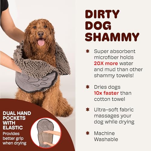 Dog Gone Smart The Dirty Dog Shammy Bath Towel - Image 6