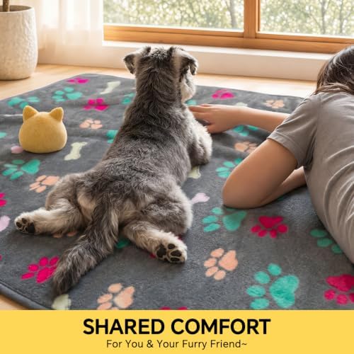 Luciphia 3 Pack Soft Fleece Dog Blankets - Image 3
