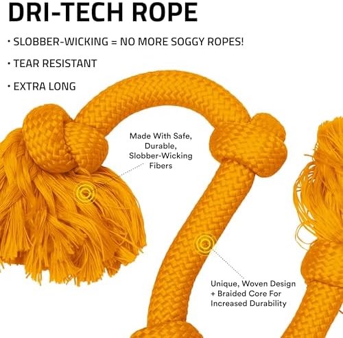 Playology Tug Rope Dog Toys for Large Breed Dogs - Image 2
