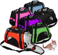 6 Pcs Cat Carrier 16.9 x 9.6 x 8.3 Inch Portable Soft-Sided Pet Carrying Bag by UCEHIPAW