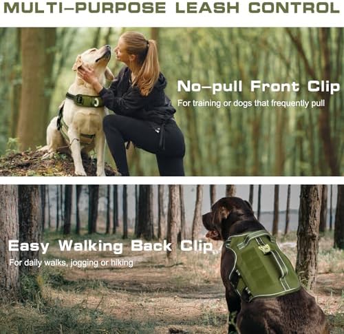 Dog Harness, Tactical No Pull for Small Sized Dog - Image 3
