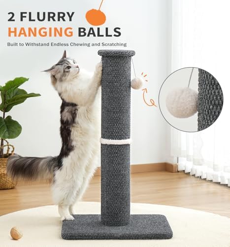 Made4Pets Tall Cat Scratching Post, Carpet Scratcher - Image 7
