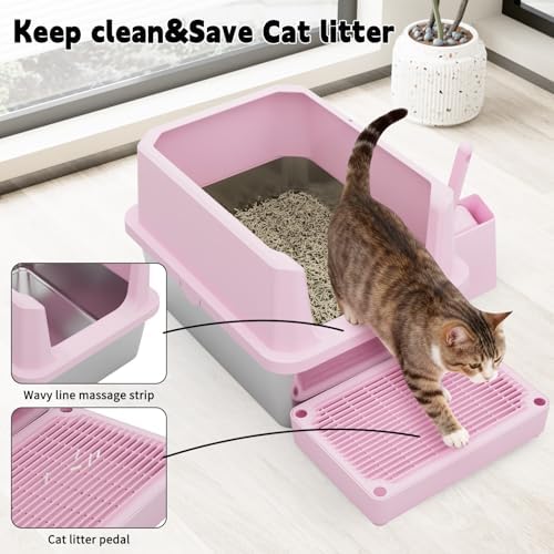 RIZZARI Cat Litter Box Anti-Scatter: Open-Room - Image 5