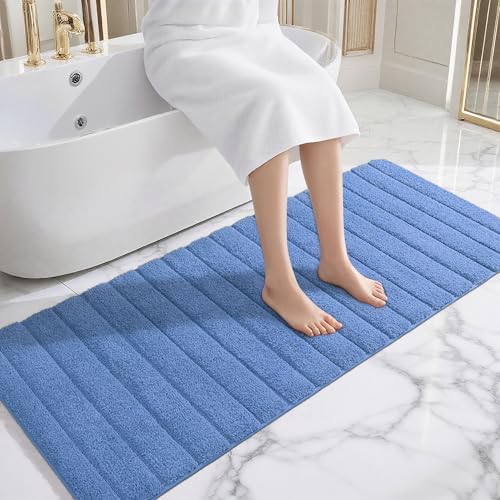 AROGAN Luxury Long Bathroom Runner Rugs 24x72 Inch Bath Rug Non Slip - Image 3