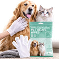 6PCS Dog Cat Grooming Wipes Glove, Waterless Pet Cleaning by Unknown