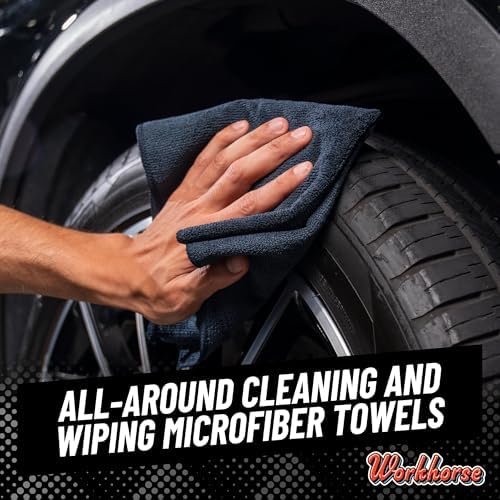 Chemical Guys, Workhorse Plush Microfiber Towels, 16 x 16 in, 3 Pack - Image 2