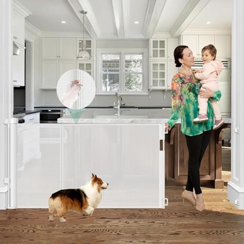 Reinforced 60" Wide Retractable Baby Gate by BabyPetSafetyGate