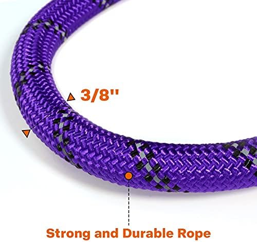 Taglory Rope Dog Leash for Small Medium Dogs, 5 FT Padded Handle - Image 3